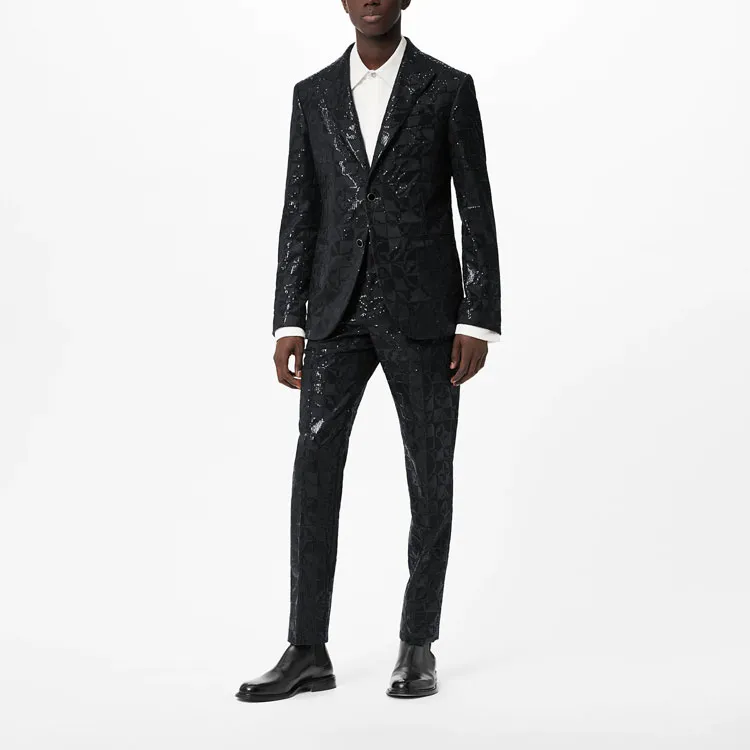LOUIS VUITTON New Quarterly Products Of LV Business Suits Men Black-1