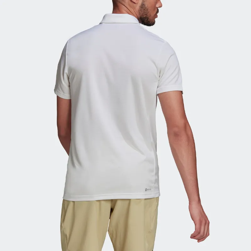 Adidas Polo Shirts Men White-2