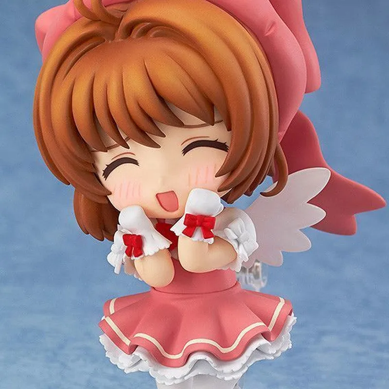 GSC Sakura Kinomoto No. 400 Cardcaptor Sakura Nendoroid Chibi Figures 10cm-3