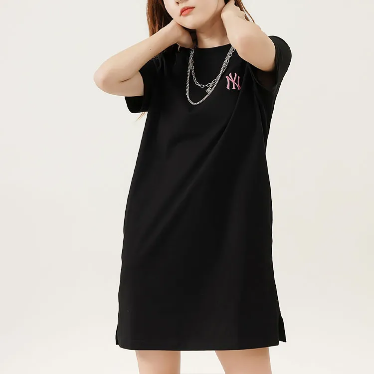 MLB Short Sleeved Dress Women's Black-3