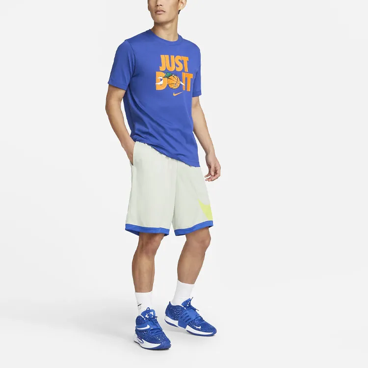 Nike T Shirts Men Blue-2