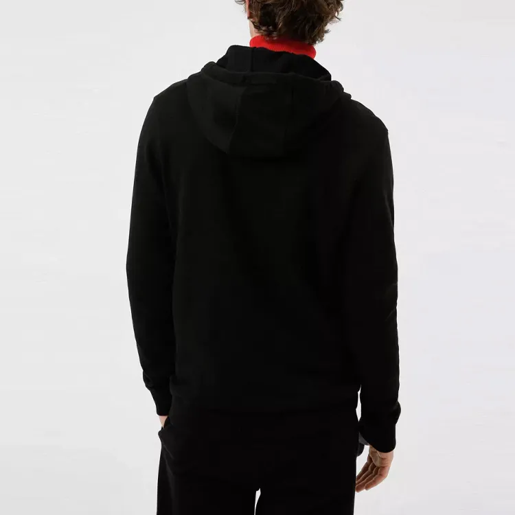 HUGO BOSS Logo Patch Drawstring Hoodie-3