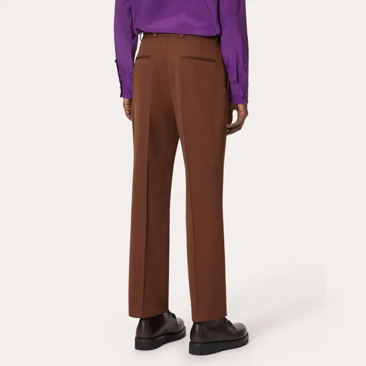 Valentino Casual Pants Men Brown-2