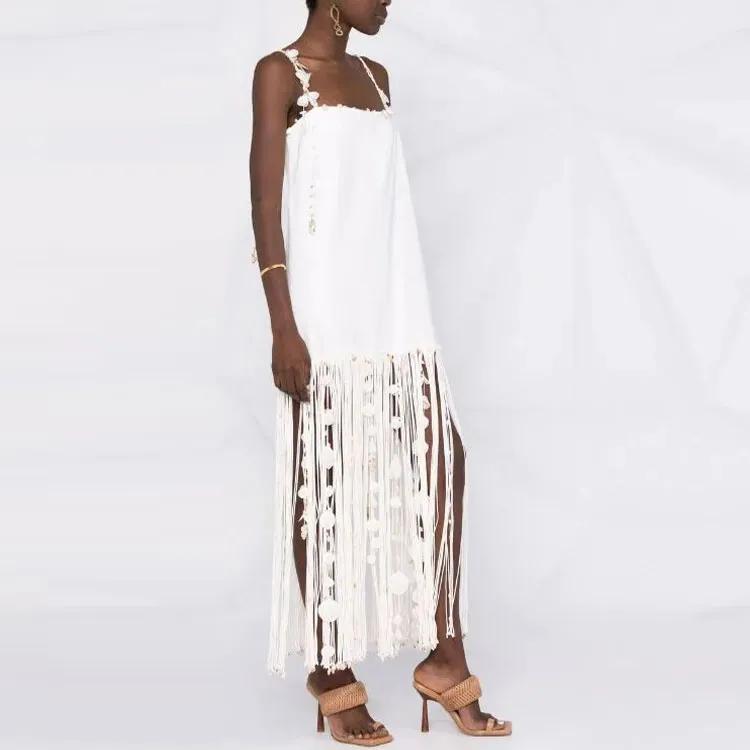 Zimmermann Sleeveless Dresses Women's White-2