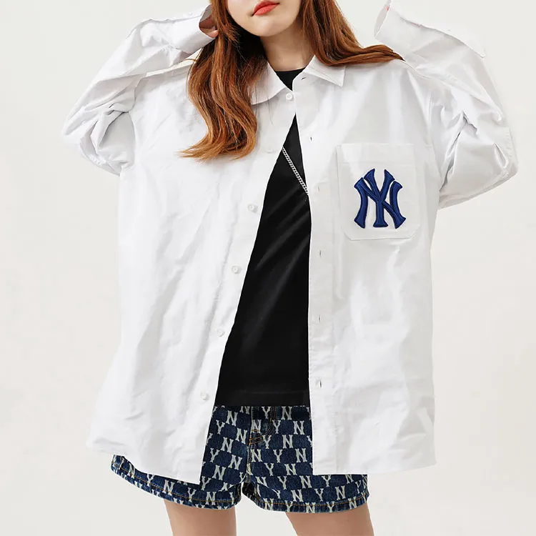 MLB New York Yankees Shirt Unisex White-5
