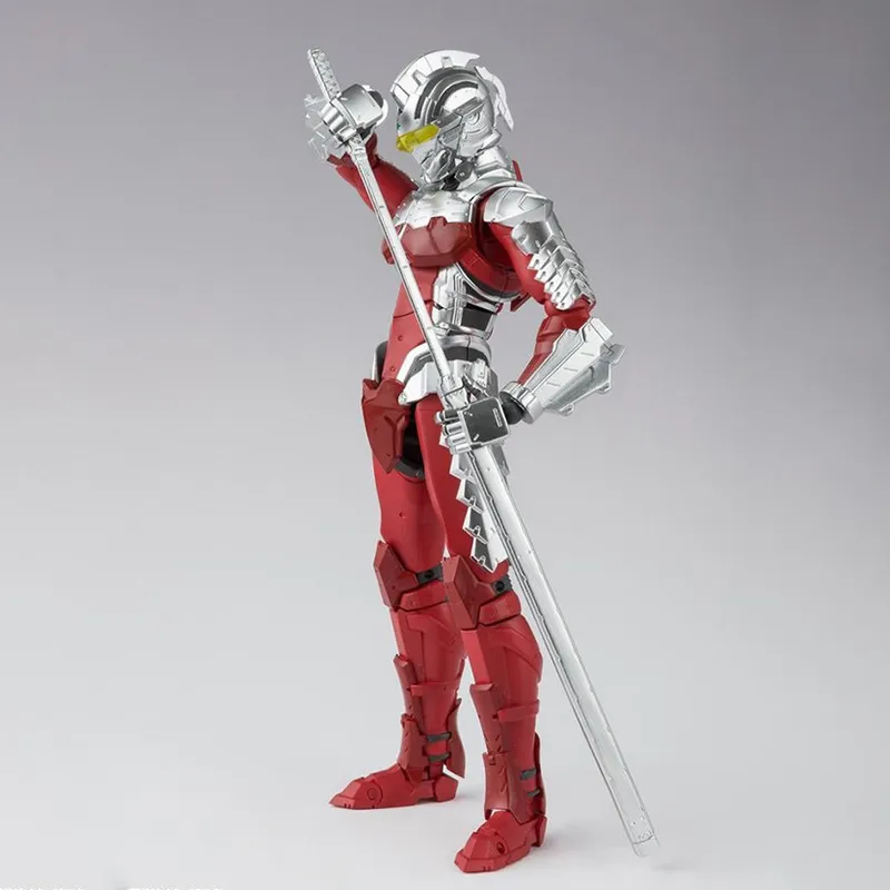 BANDAI S.H.Figuarts Ultraman Suit Version 7 The Animation Action Figure Red & Silver-5