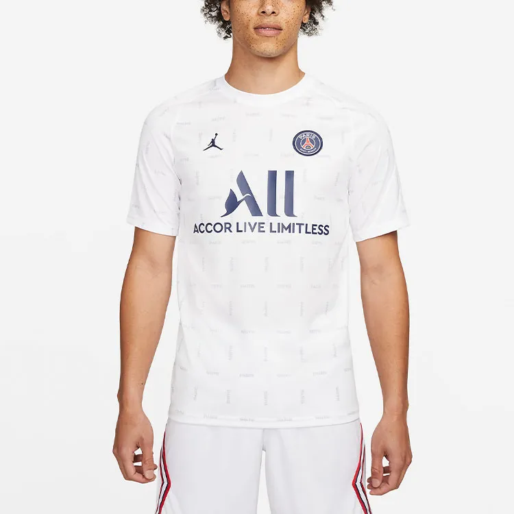Jordan T-Shirt Paris Saint-Germain Men's White-3