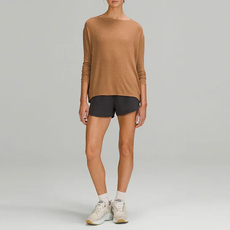 Lululemon Back In Action Drop Shoulder Sleeve T Shirt Women's-6
