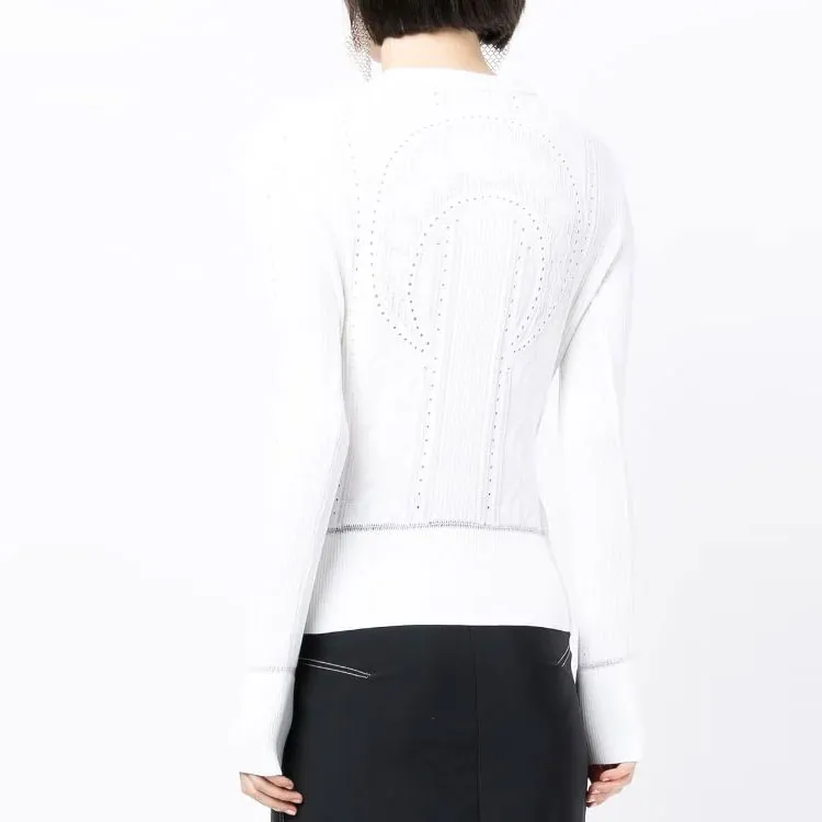 Marine Serre SS22 Knitwear Women's White-2