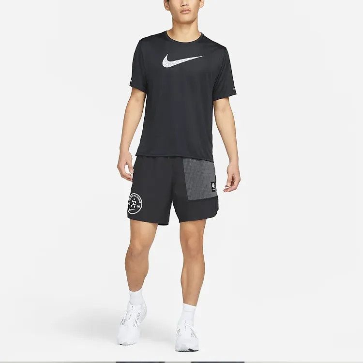 Nike T Shirts Men Black-2