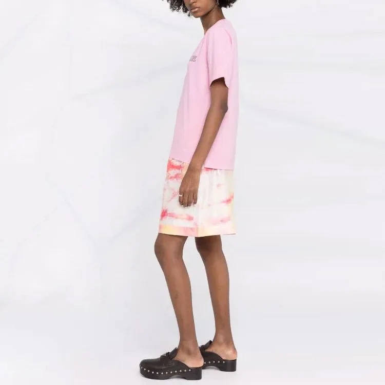 GANNI T-Shirts Women's Pink-3