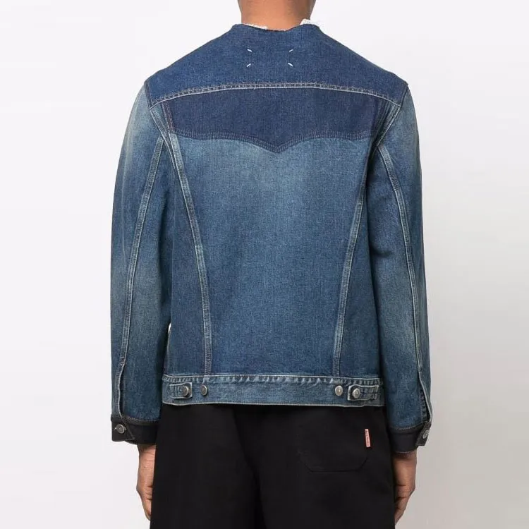 Maison Margiela Denim Jackets Men Denim Blue-2