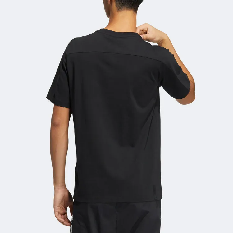 Adidas T Shirts Men Black-2