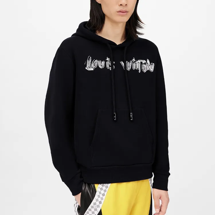 LOUIS VUITTON Sweatshirt Men's Black-5