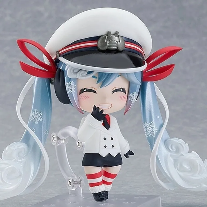 GSC Hatsune Miku No.1800 Snow Halation Grand Voyage Ver Nendoroid Chibi Figures 10cm-3