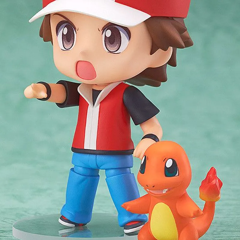 GSC Charmander No. 425 Pokémon Rare Seed && Red Squirtle Nendoroid Chibi Figures 10cm-2