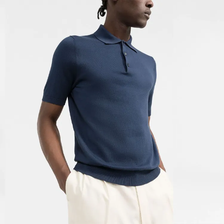 MALO Straight Hem Polo Shirt-3