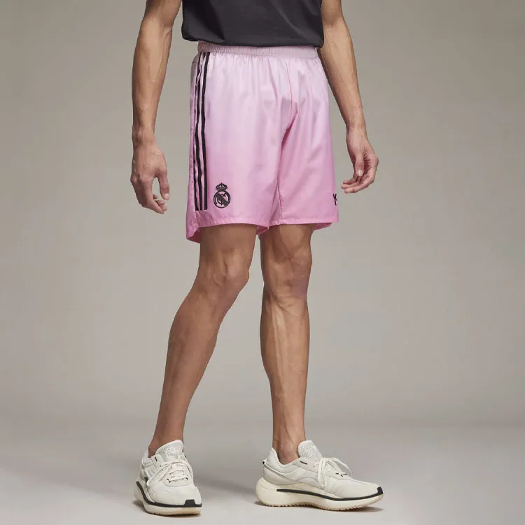Y-3 X Real Madrid SS22 120th Anniversary Goalkeeper Shorts Pink-3