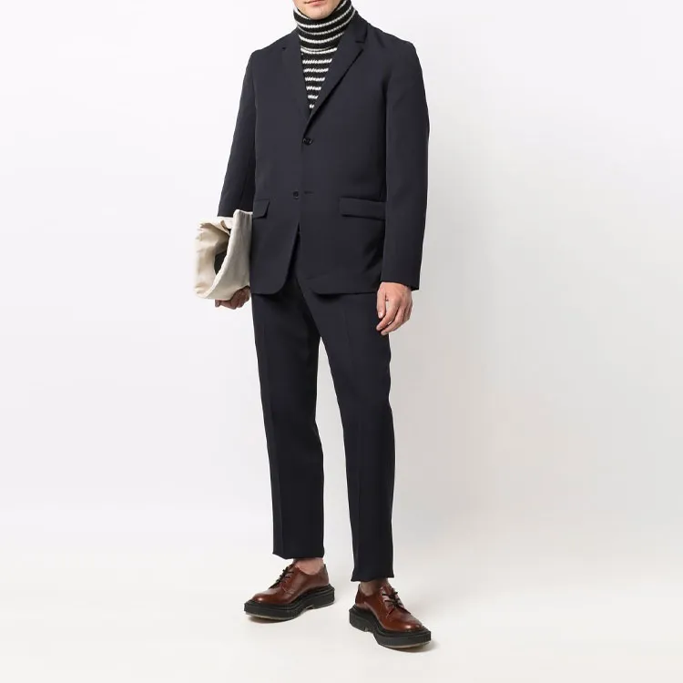 JIL SANDER Business Suits Men Black-1