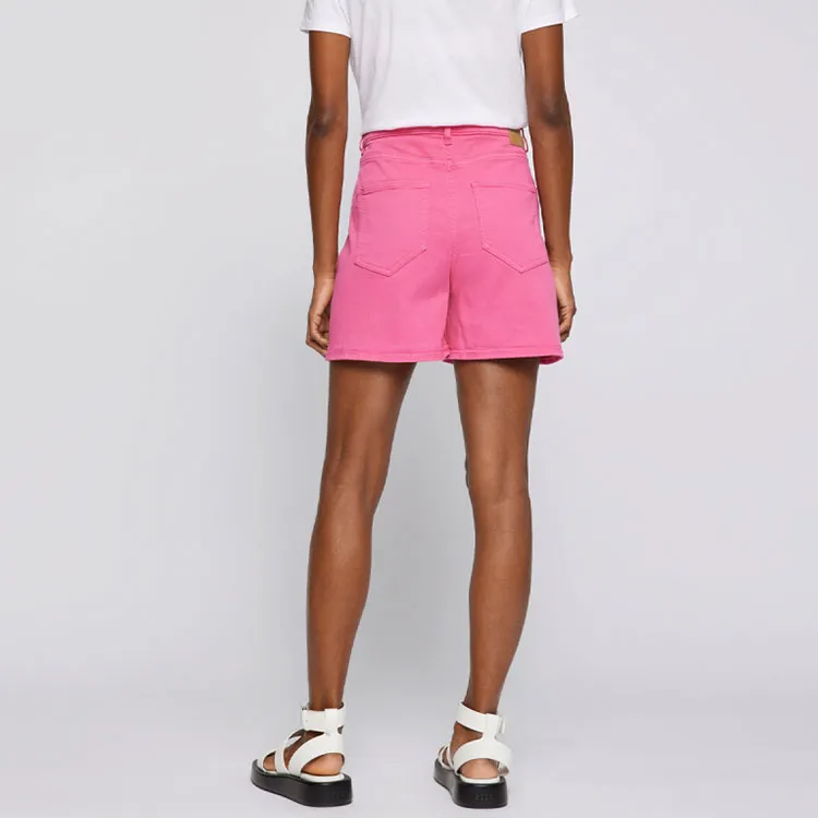 HUGO BOSS Denim Shorts Women's Pink-3