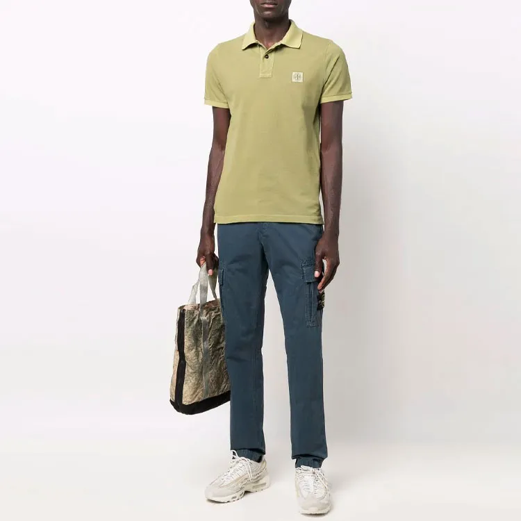 STONE ISLAND Polo Shirts Men Green-1