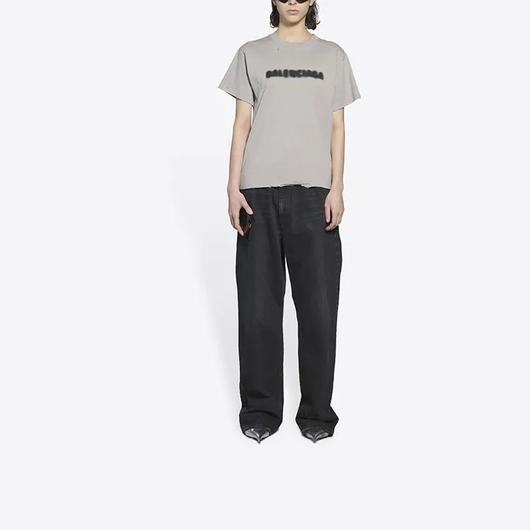 Balenciaga Blurry Logo Tee-2