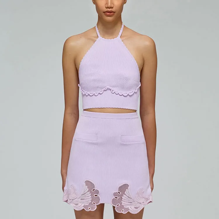 Self portrait Camisoles Women's Lilac-2