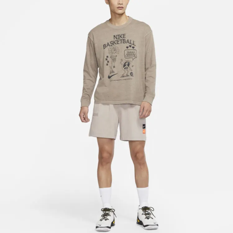 Nike T Shirts Men Brown-2