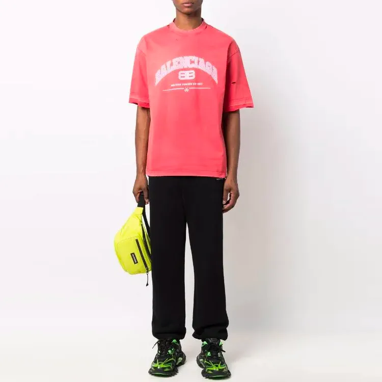 Balenciaga Women's Maison Balenciaga Medium Fit T-shirt-2