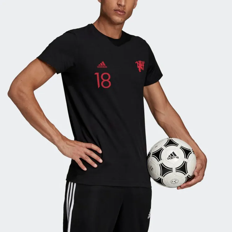 Adidas MANCHESTER UNITED THEATRE OF DREAMS Soccer Jerseys Men Black-3