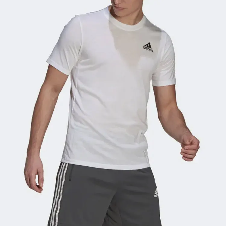 Adidas Set-in Sleeve T-Shirt Men's White-3