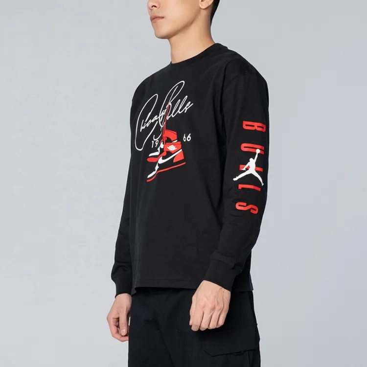 Jordan T Shirts Men Black-6