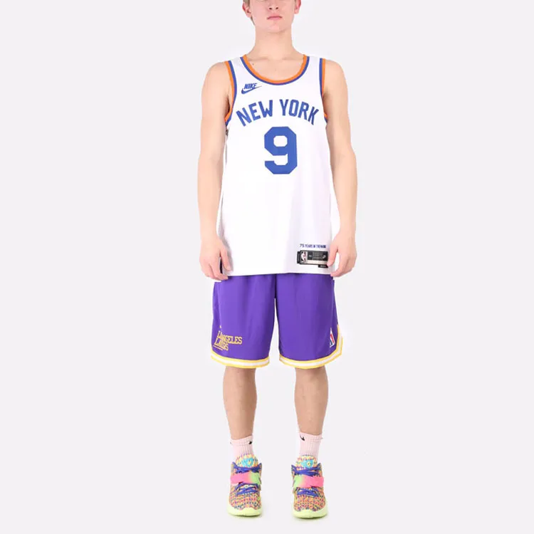 Nike Nba New York Knicks Rj Barrett Classic Edition Jersey-2