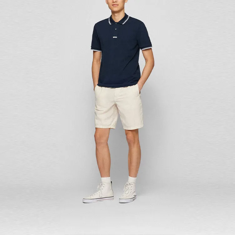 HUGO BOSS Short-Sleeve Polo Shirts Men's Blue-2
