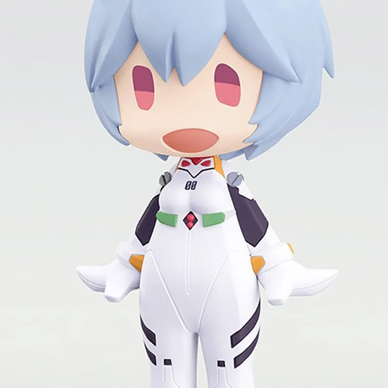 GSC Rei Ayanami Hello Good Smile Neon Genesis Evangelion New Theater Version Lingbo Zero Chibi Figures 10cm-3
