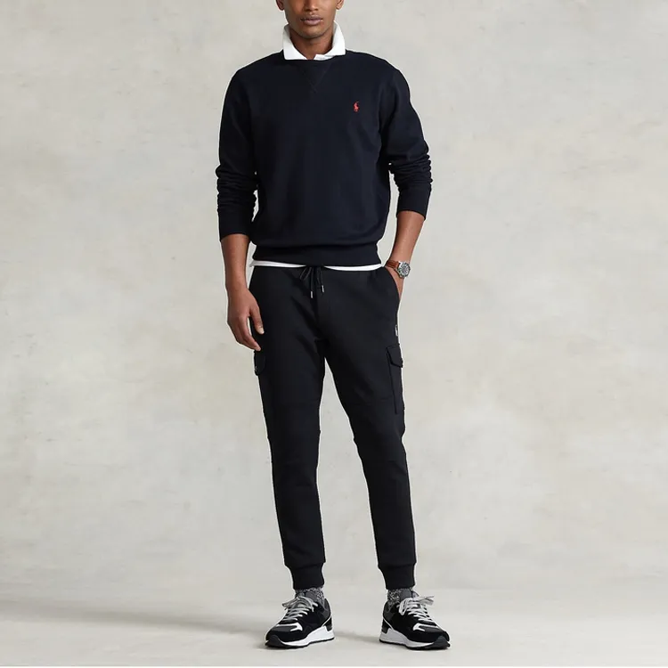 Polo Ralph Lauren Knitted Sweatpants Men Black-3