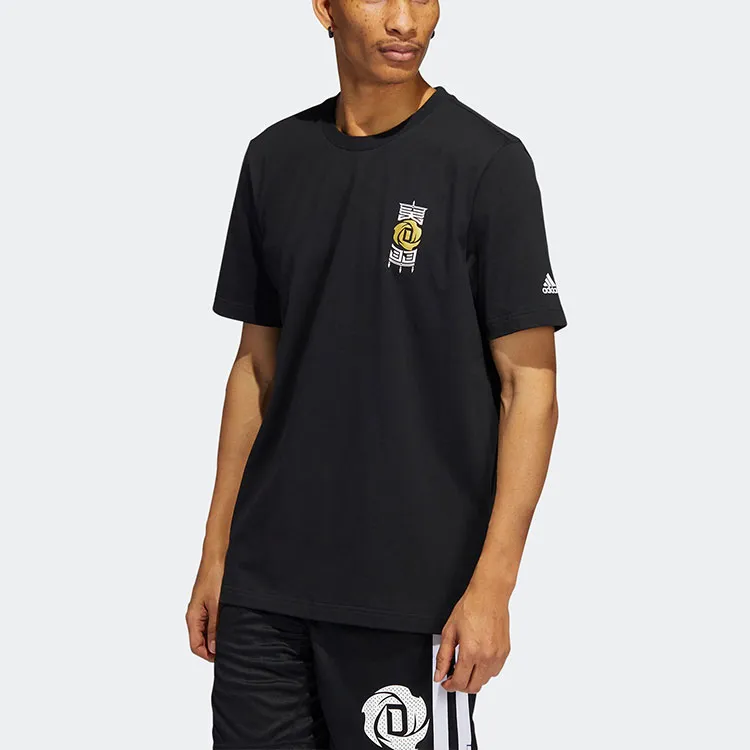 Adidas T Shirts Men Black-2
