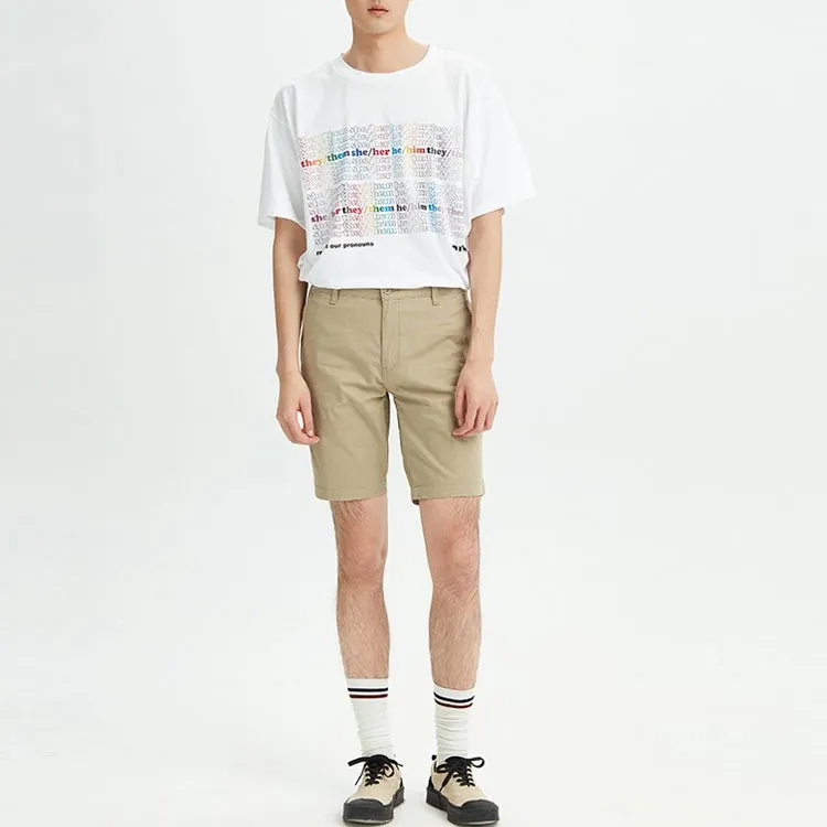 Levis Casual Shorts Men Khaki-2
