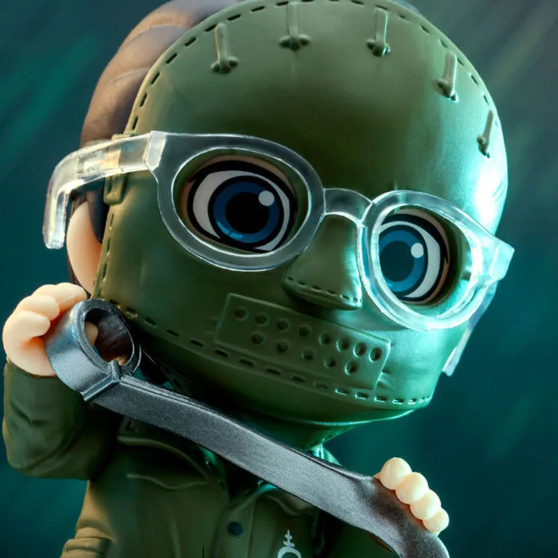 Hot Toys Riddler Cosbaby 2022 Movie Batman Riddler Sticker Edition Chibi Figures 12.5cm-3