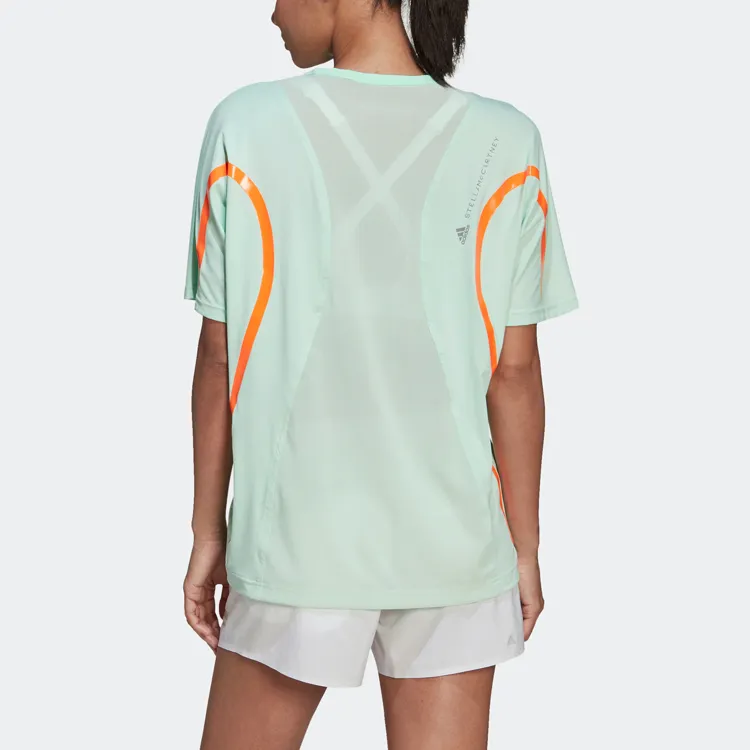 Adidas x Stella McCartney Adidas X Stella McCartney Co titled Series Raglan Sleeve T Shirt Women's Light Green-3