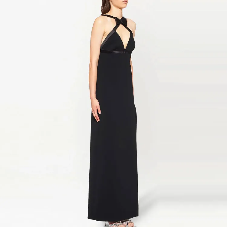 MIU MIU Sleeveless Dresses Women's Black-3