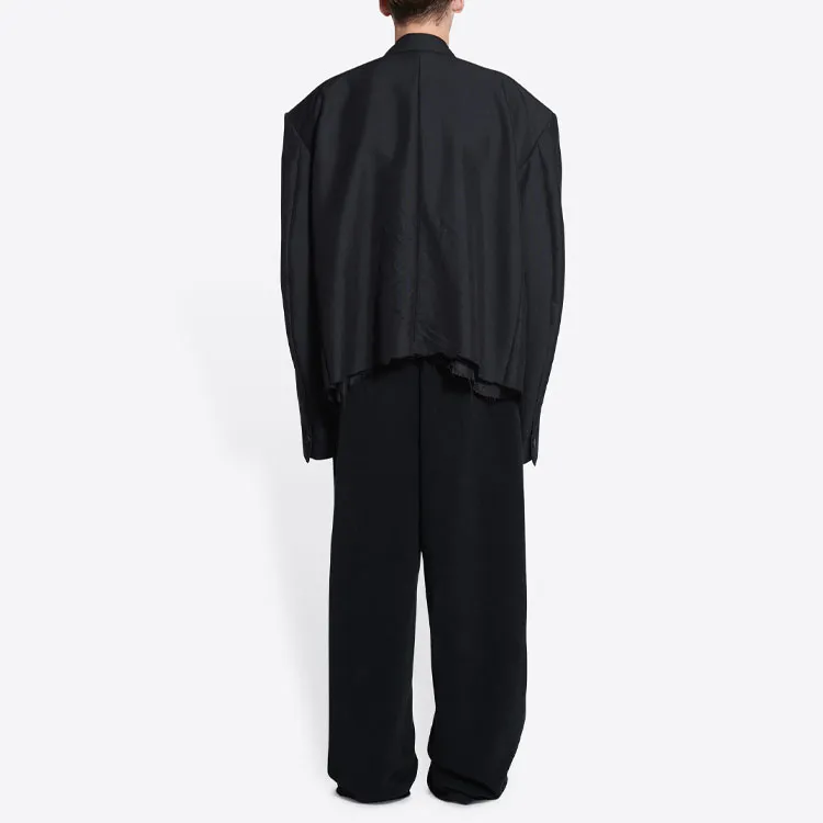 Balenciaga Red Carpet SS22 Business Suits Coats Loose Fit Style Men's Black-3