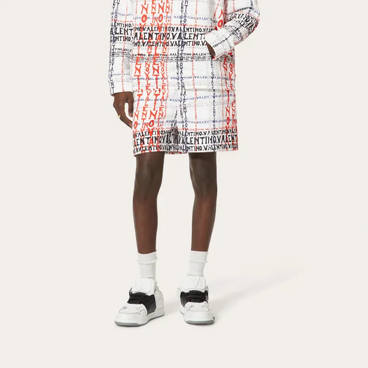 Valentino Casual Shorts Men White-2