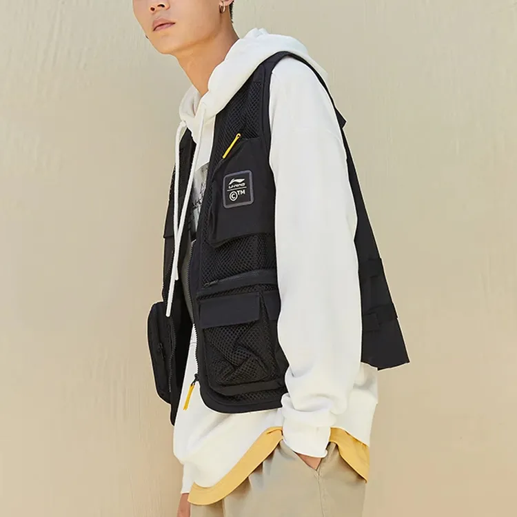LiNing x Chinatown Market Sports Fashion Collection Vest Men's Black-4