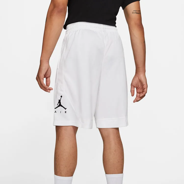Jordan Men's Rise Striped Triangle Logo Pants White-5