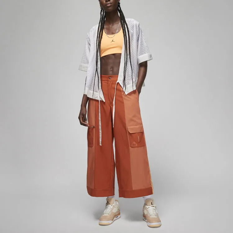 Jordan 23 Casual Pants Women's Orange-2