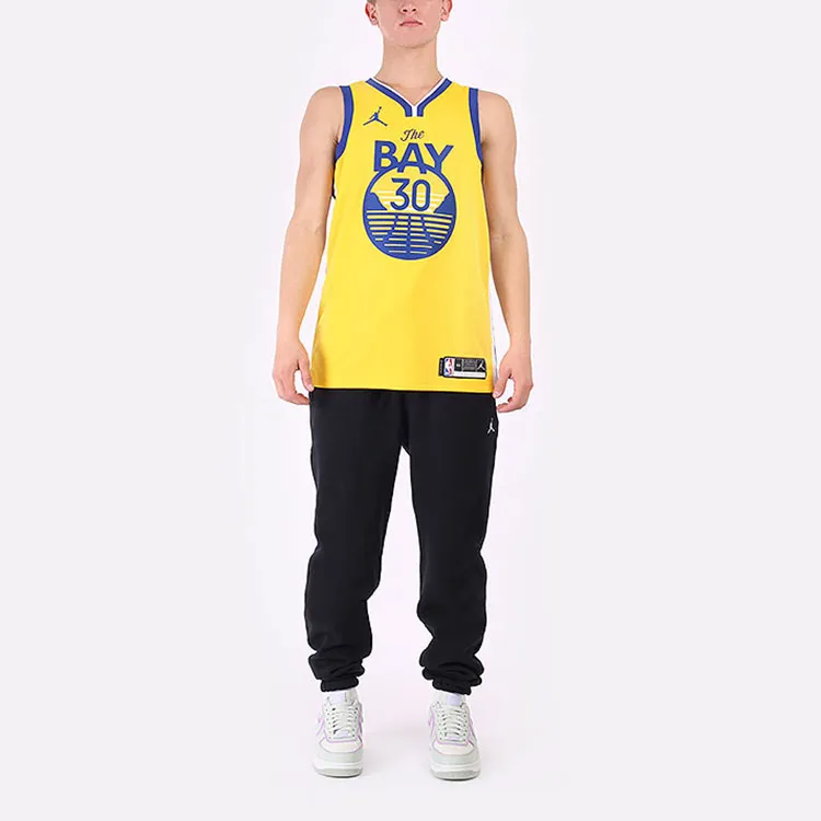 Jordan Basketball Jerseys Men Yellow-2