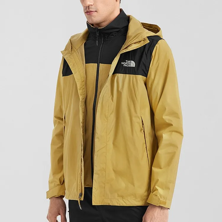 THE NORTH FACE SANGRO Water-Resistant Windproof Breathable Windbreaker Jacket Men's Turmeric-5