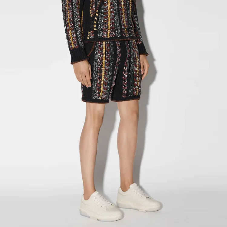 AMIRI Braided Bandana Shorts-3