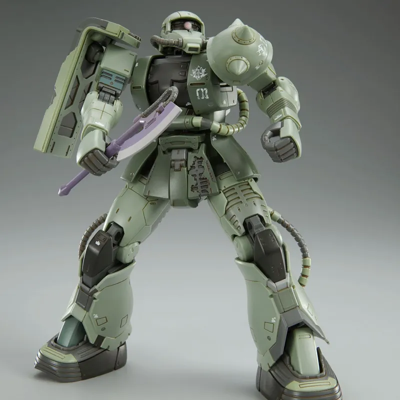 BANDAI HG 1 144 Mobile Suit Gundam Kukuru Duan's Island Duan's Custom Zaku Model Kits 13cm-3
